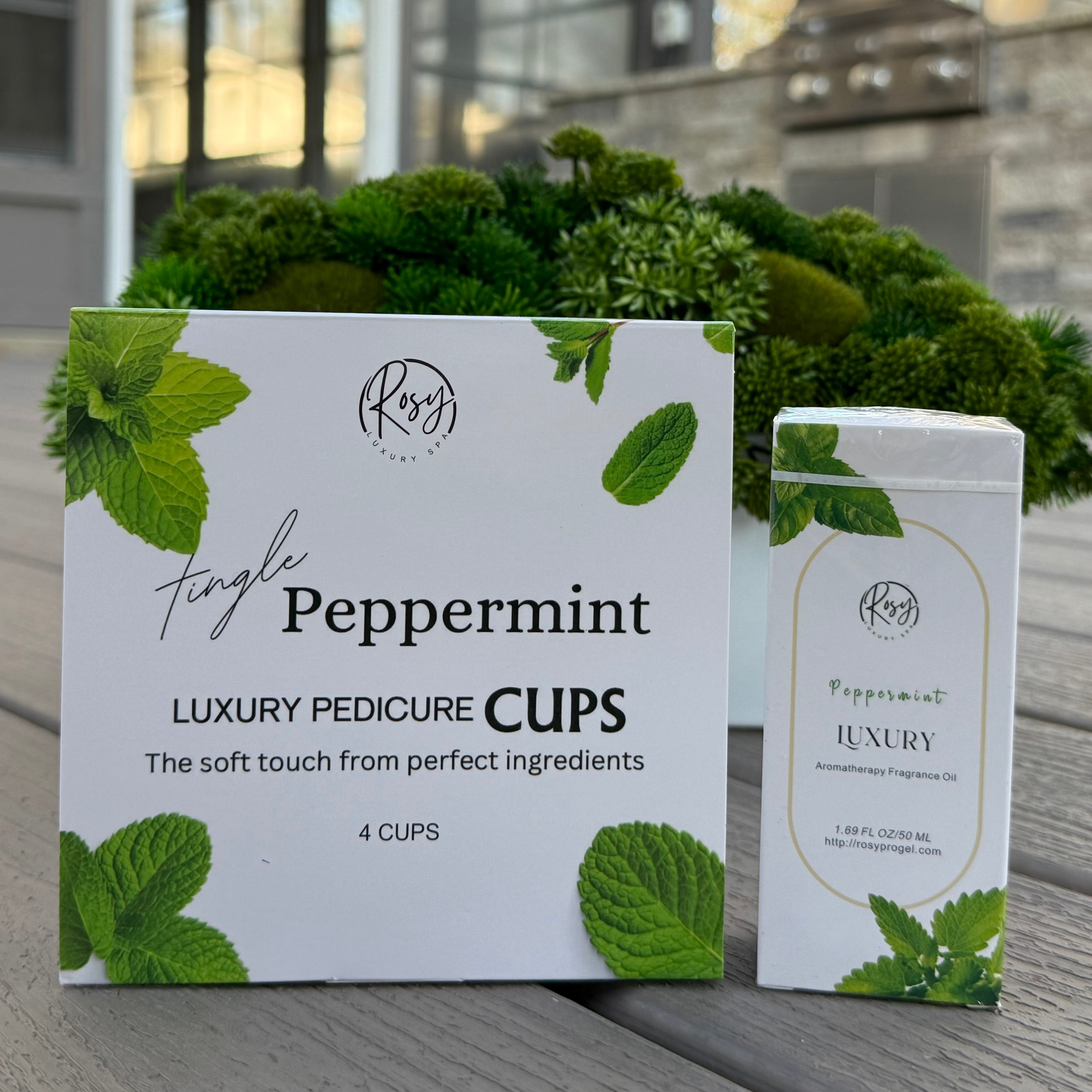 4 STEP PEDICURE SET IN CUPS