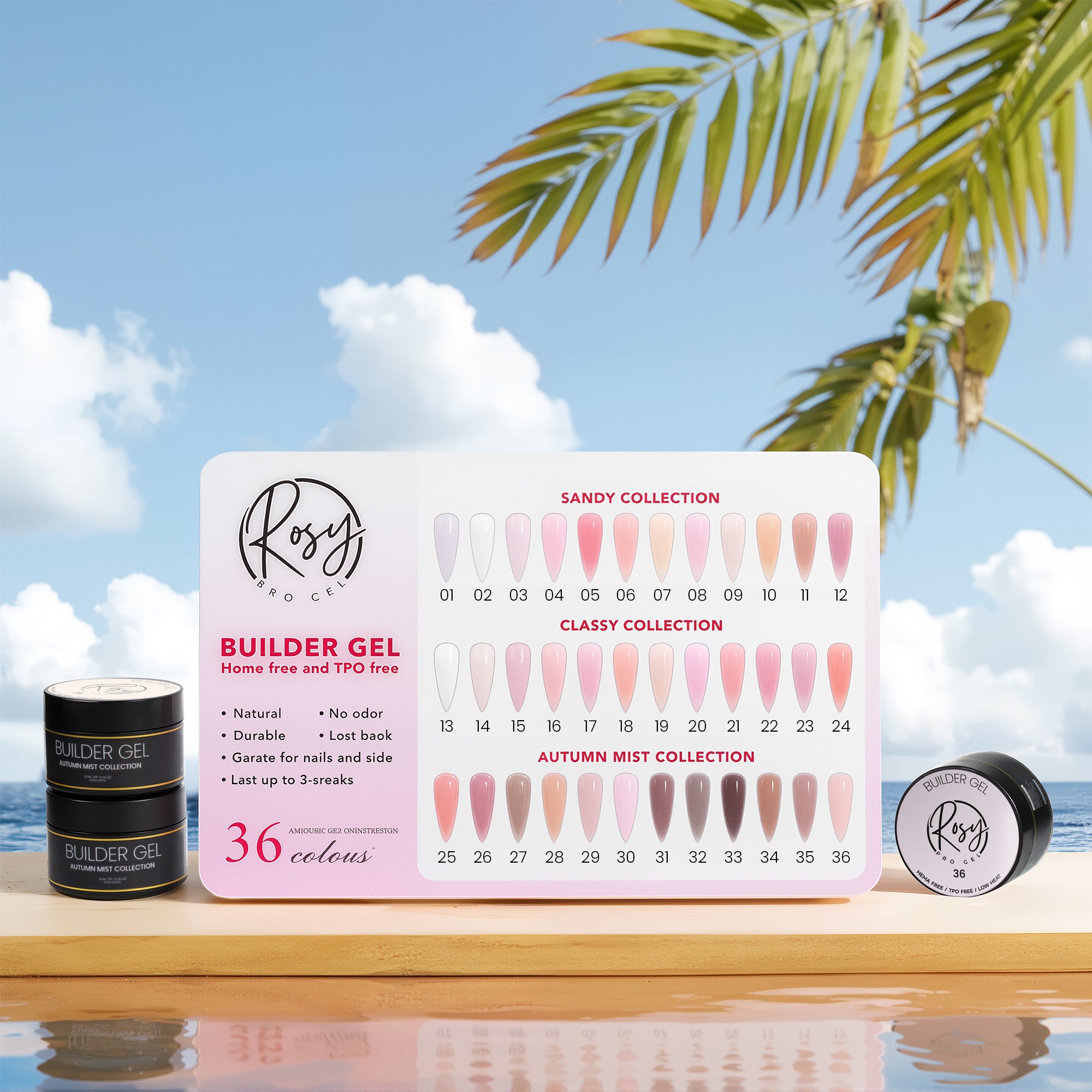 The Whole Deal Builder Gel - Full Line 36 Colors