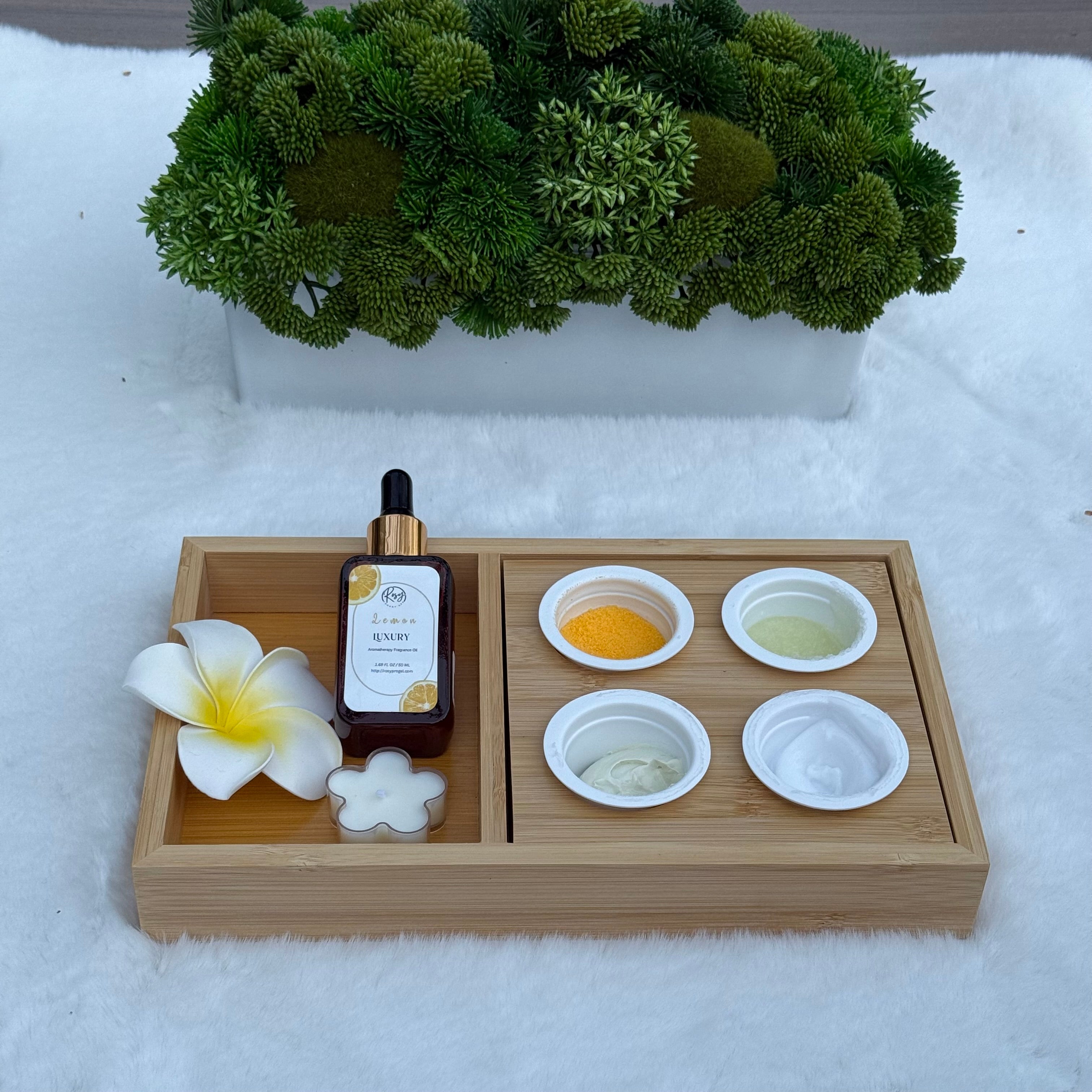 4 STEP PEDICURE SET IN CUPS