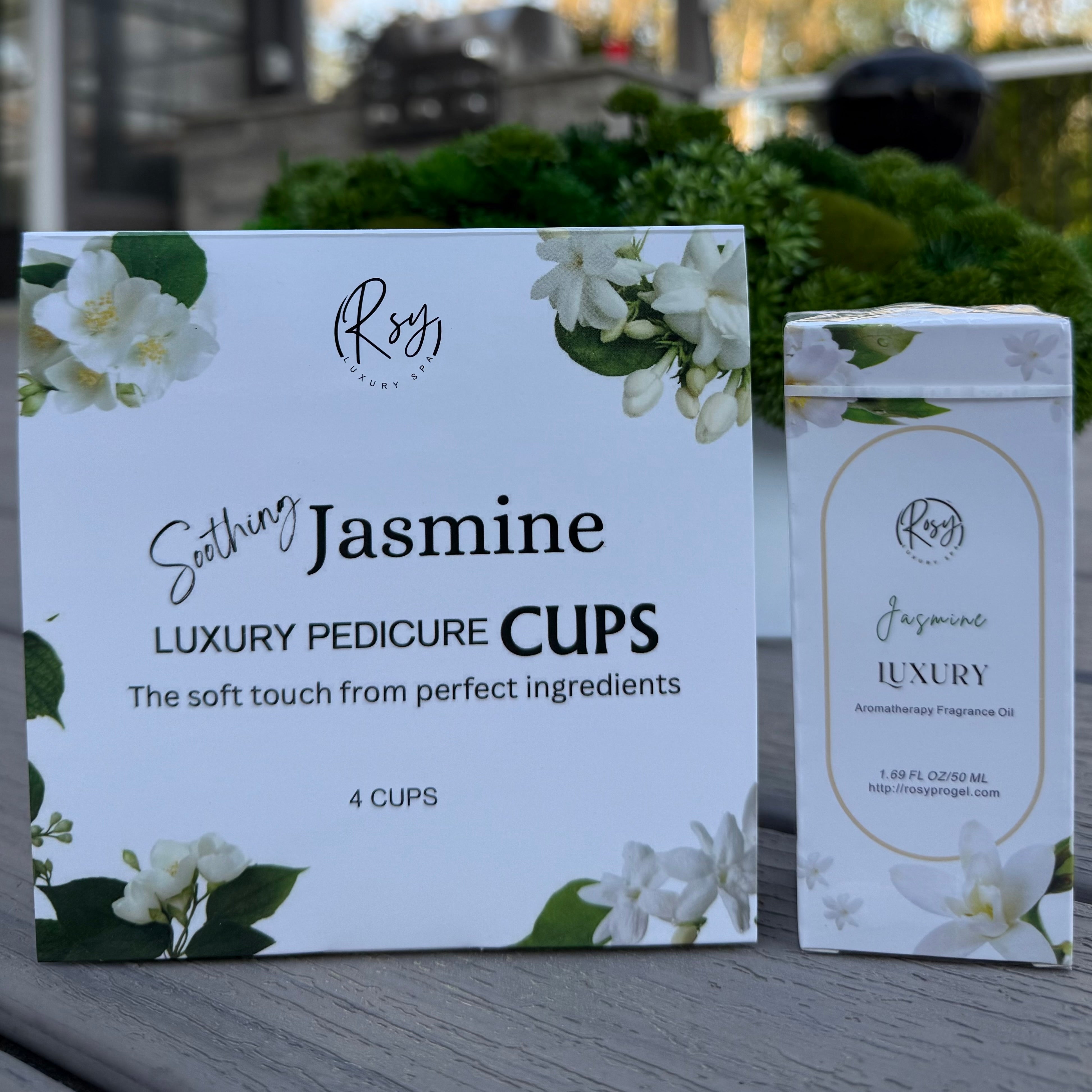 4 STEP PEDICURE SET IN CUPS