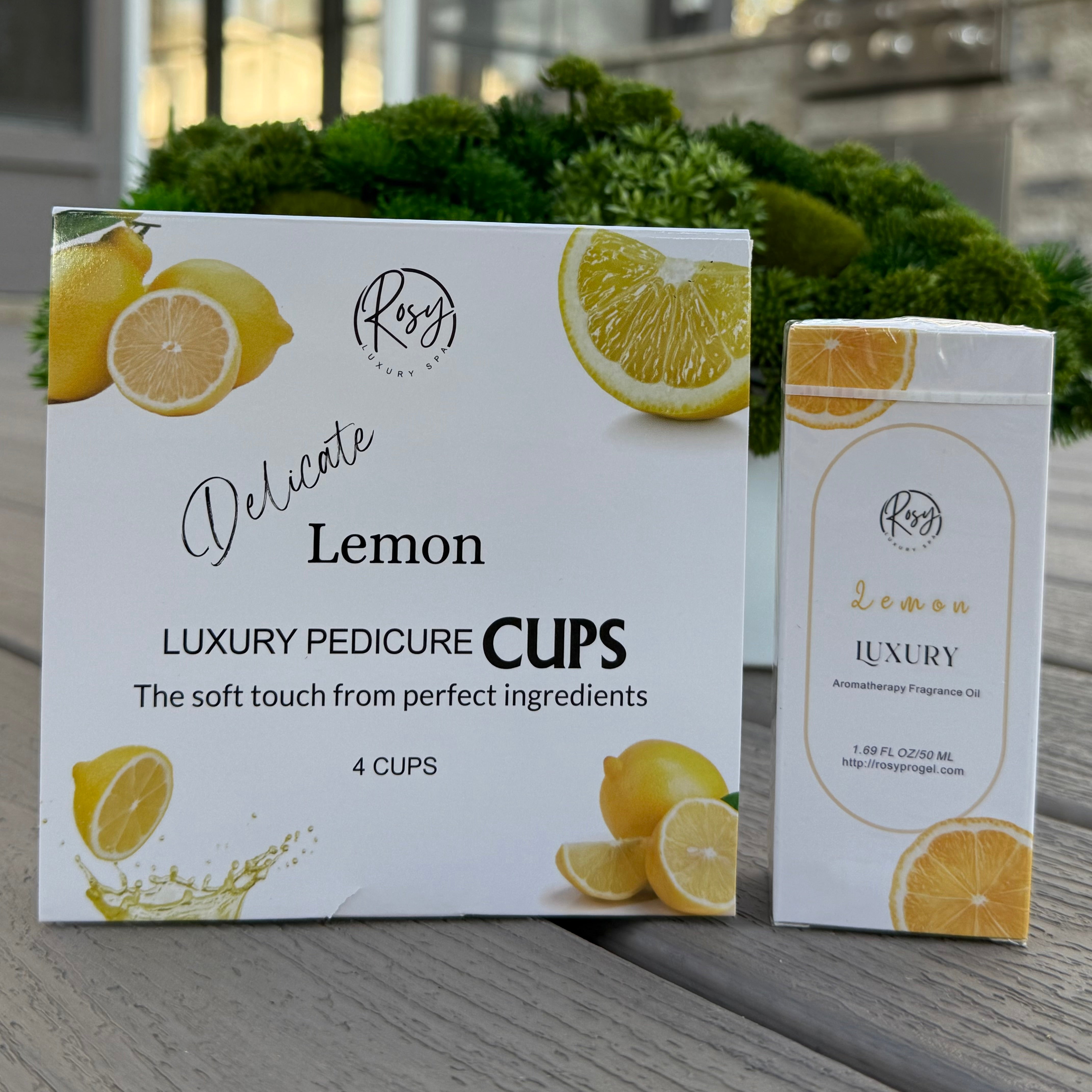 4 STEP PEDICURE SET IN CUPS