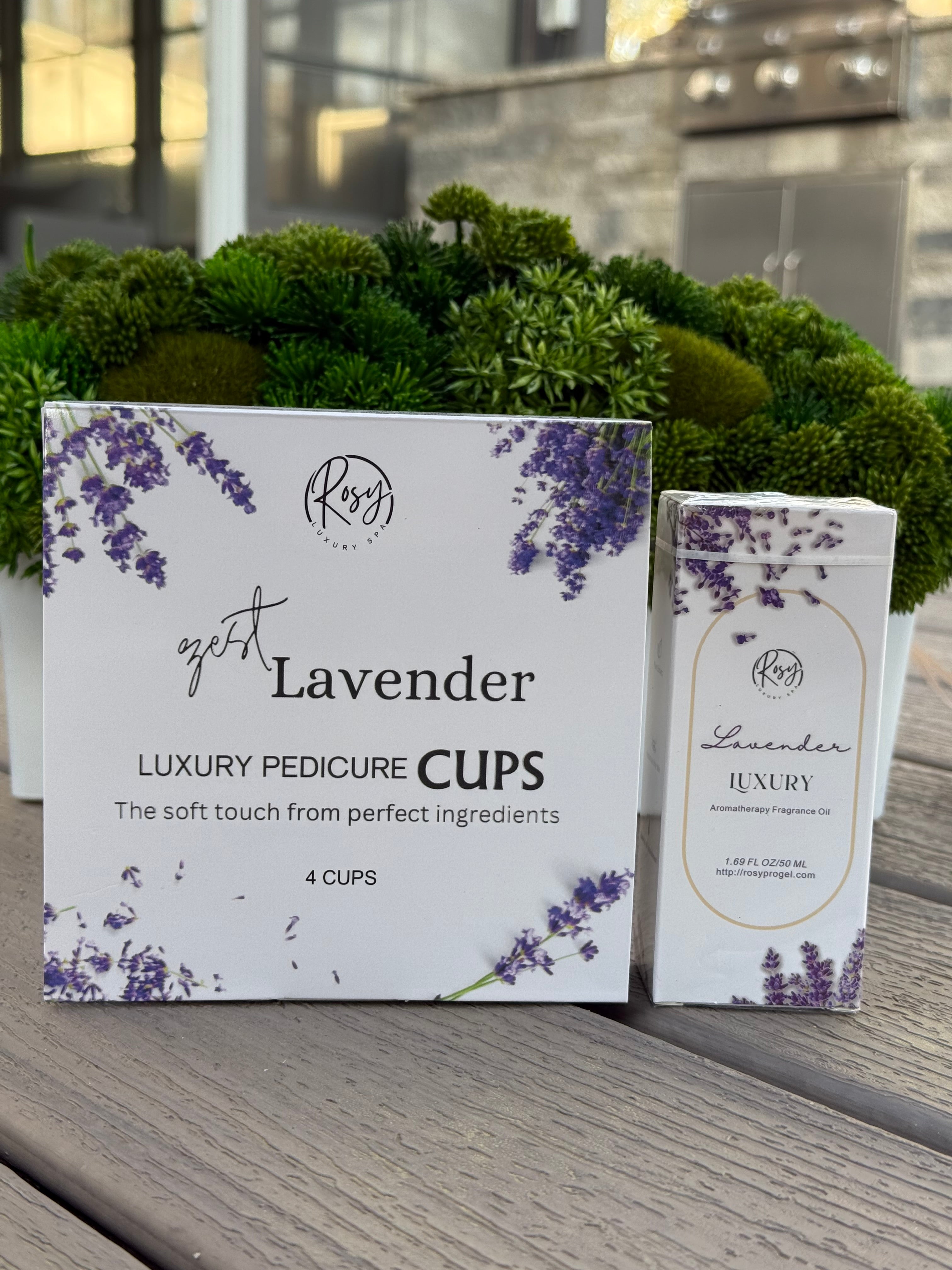 4 STEP PEDICURE SET IN CUPS