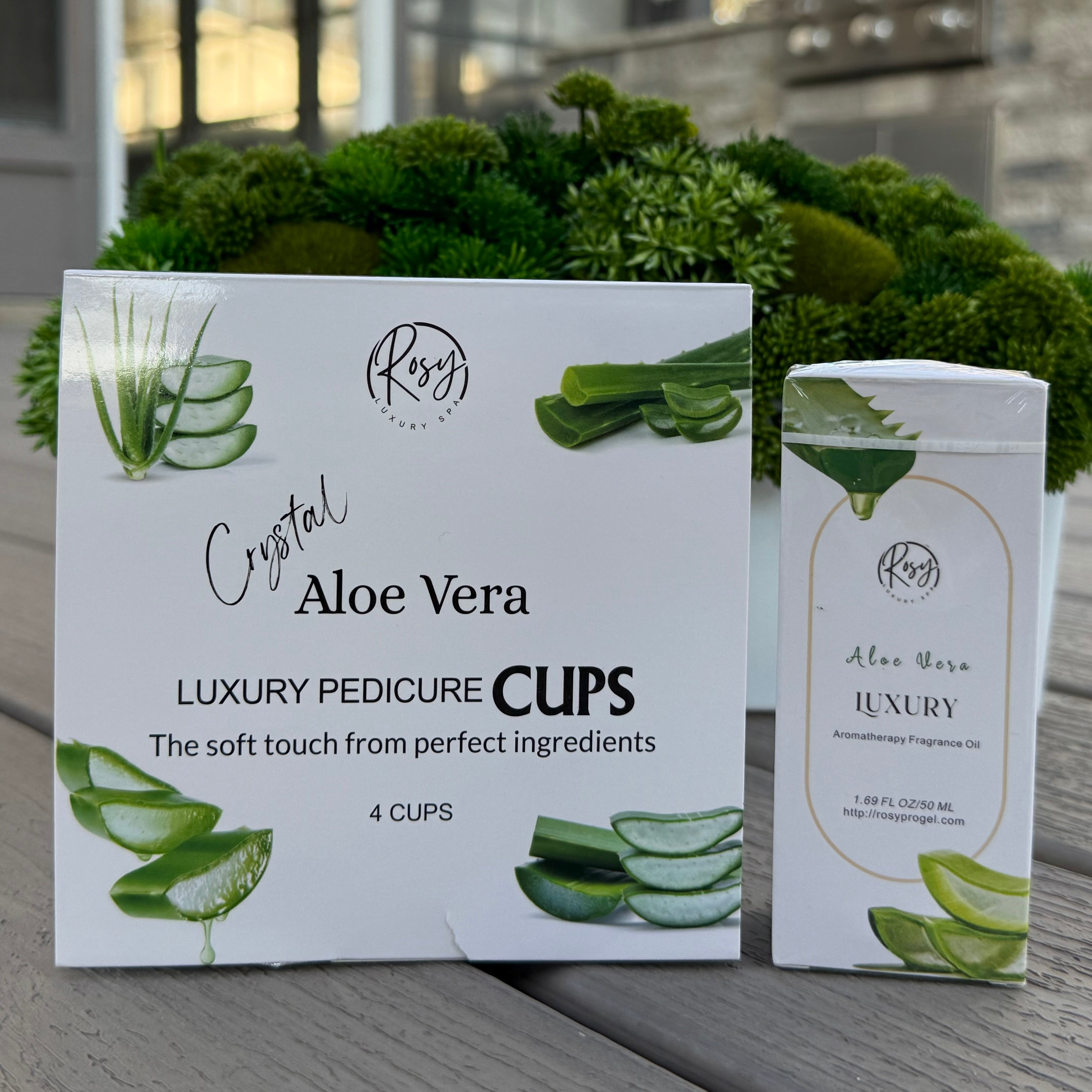 4 STEP PEDICURE SET IN CUPS