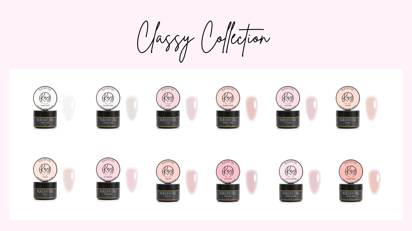 Rosy Builder Gel Set Classy Collection