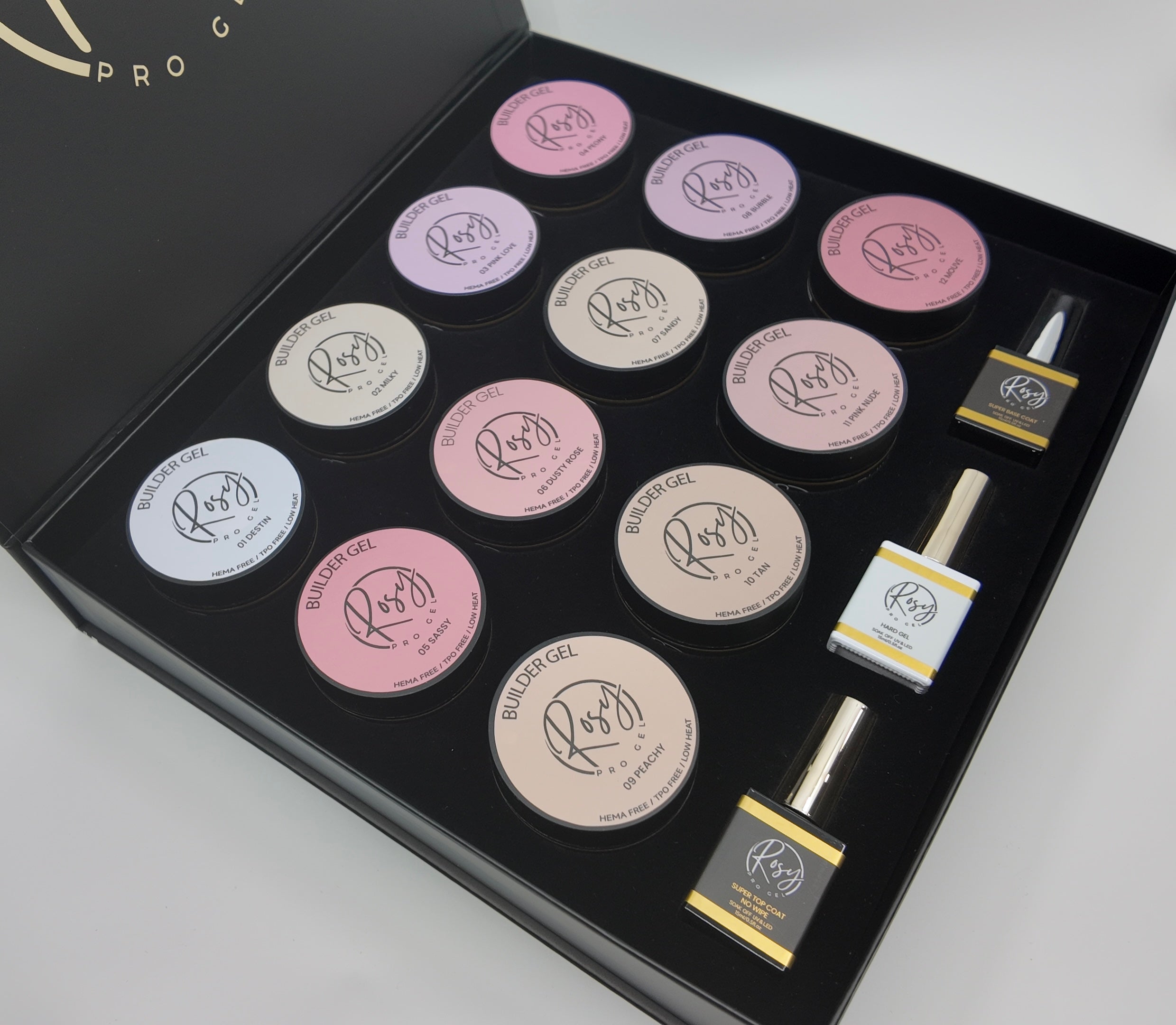 Rosy Builder Gel Set Sandy Collection