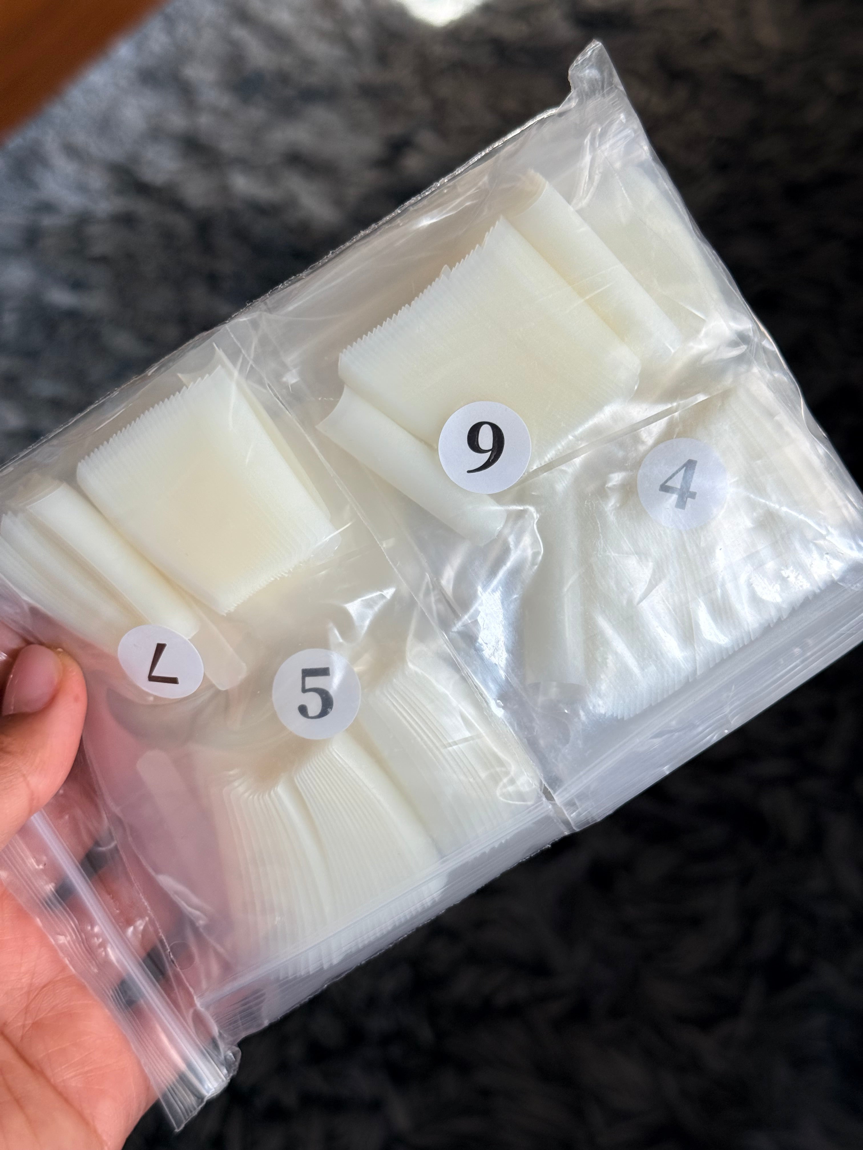 Siêu Natural Nail Tip - Straight, Natural, Thin, No gaps