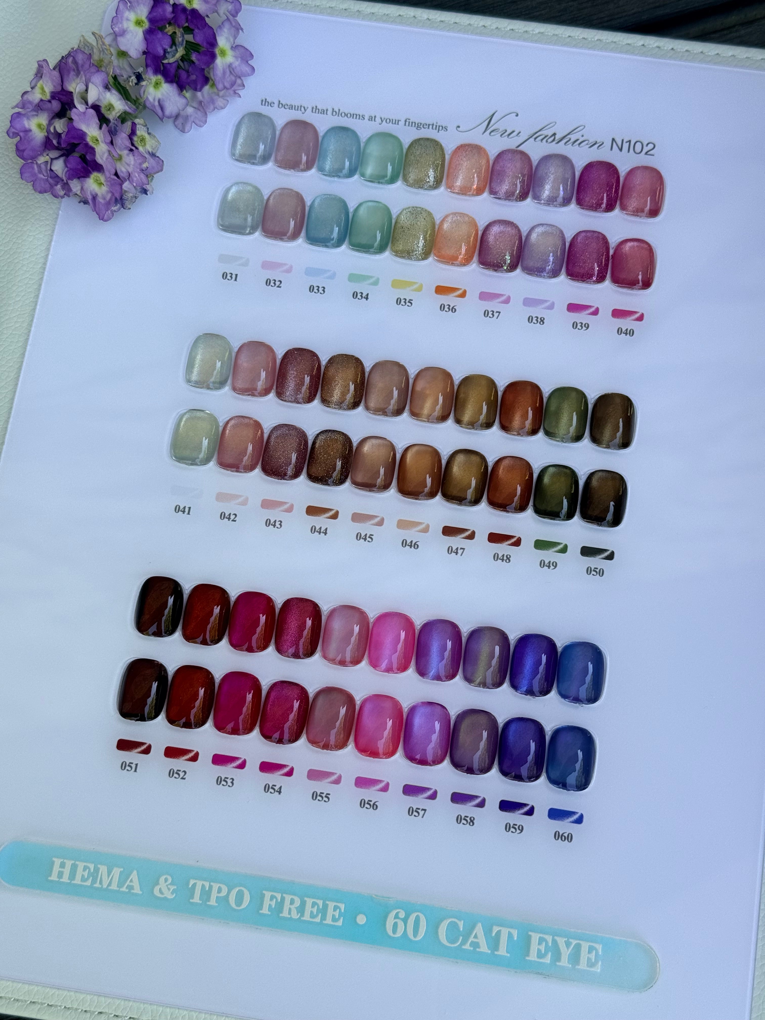 Set cat eye 60 màu