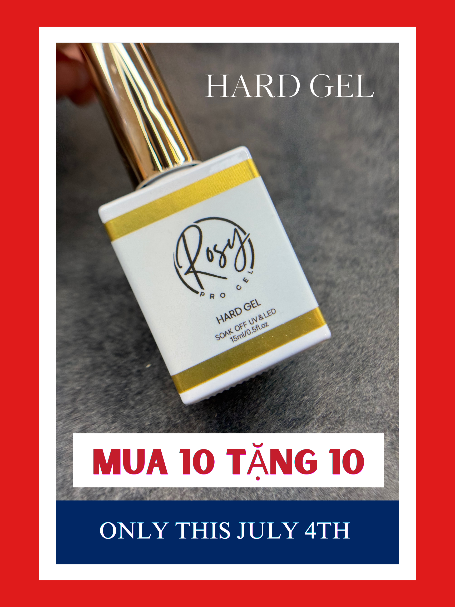 July Promo - Hard Gel Buy 10 get 10 free