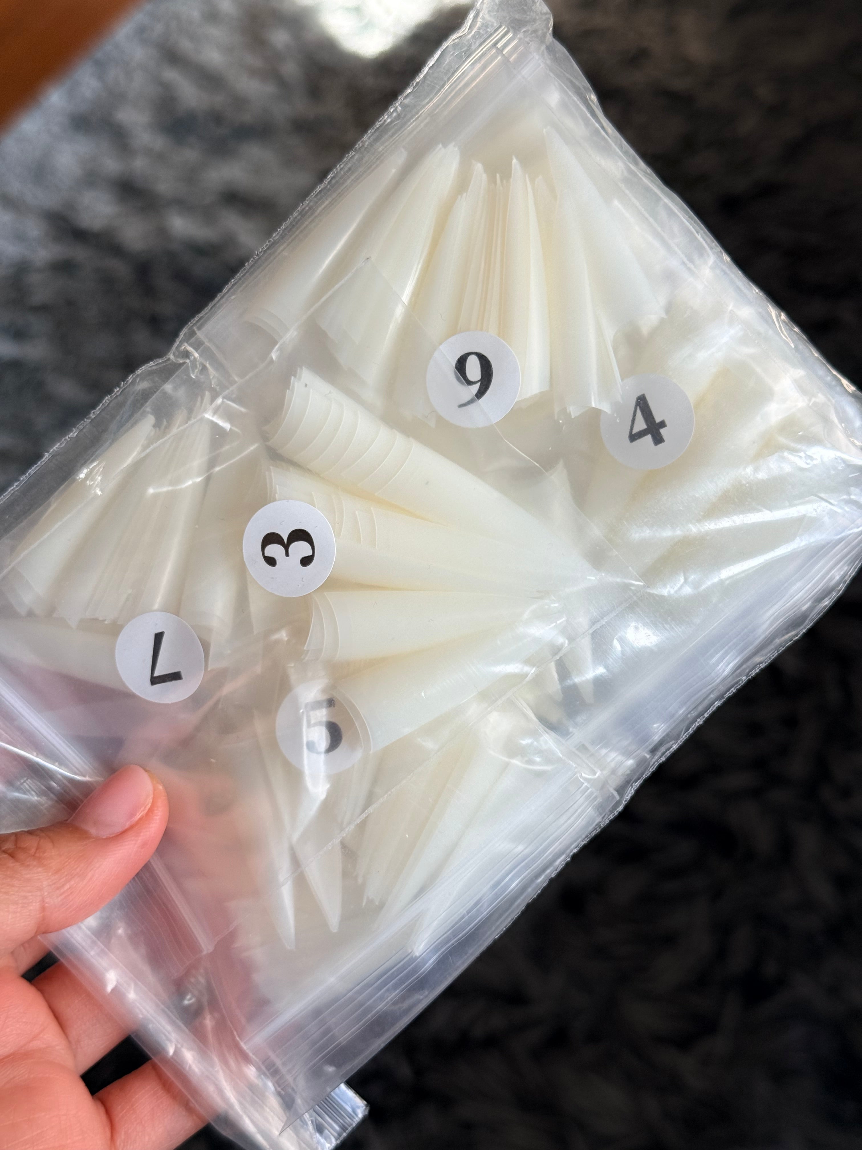 Siêu Natural Nail Tip - Straight, Natural, Thin, No gaps