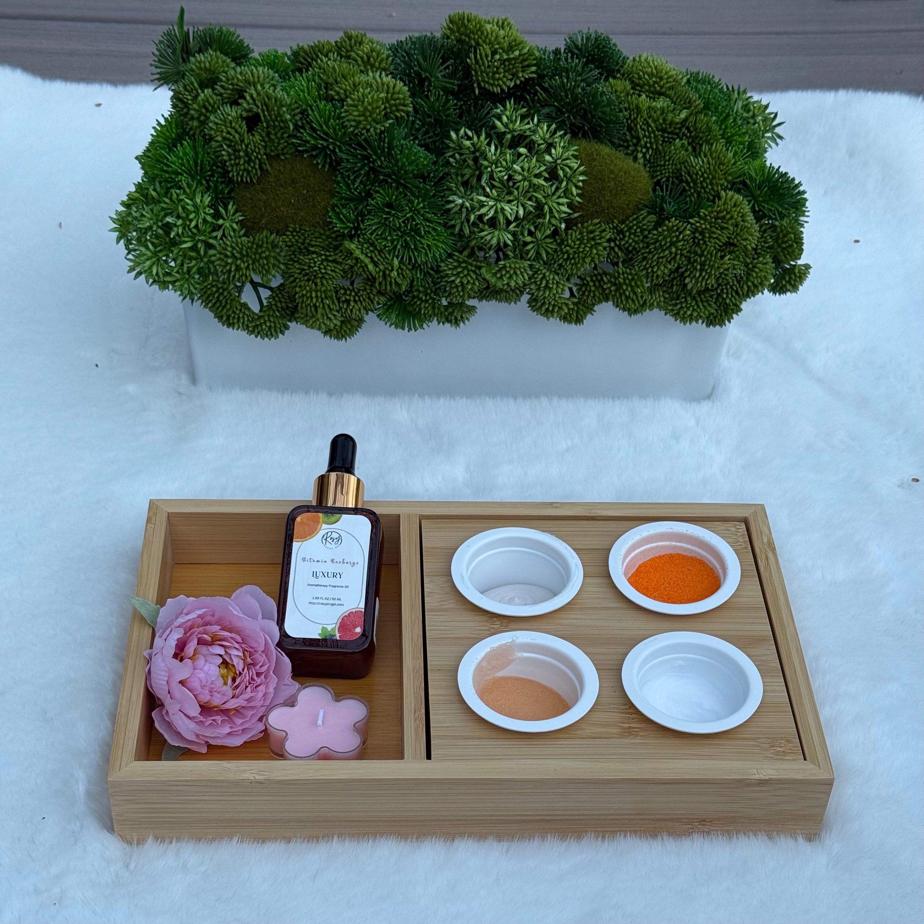 4 STEP PEDICURE SET IN CUPS